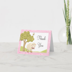 Little Lamb Thank You Card