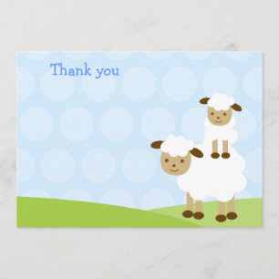 Little Lamb Thank You Cards