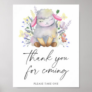 Little lamb - Thank you for coming Poster