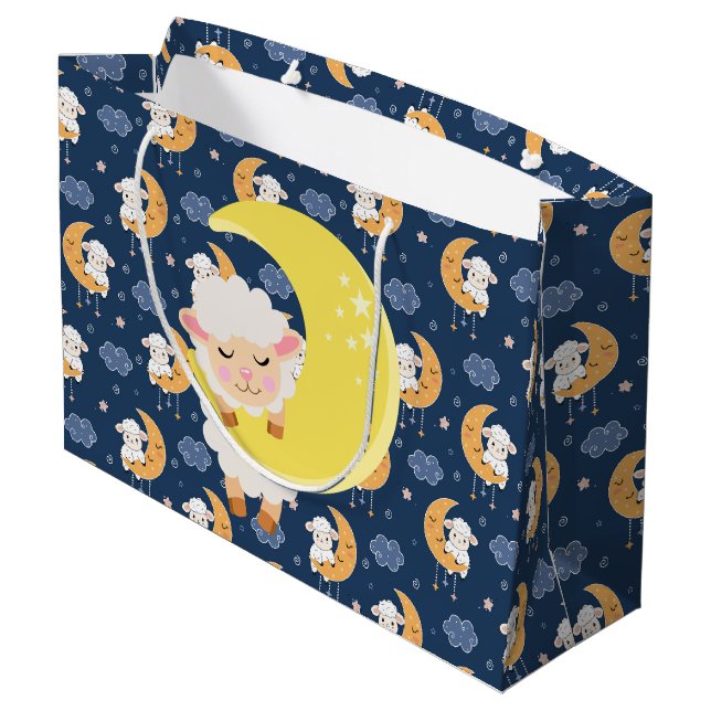 Little Lambs Gift Bag (Back Angled)
