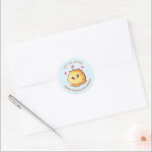 Little Latke Hanukkah Baby Shower  Classic Round Sticker<br><div class="desc">Hanukkah Baby Shower for the new parents to be. Features a cute latke baby. Great for a girl or boy baby to be! All wording can be changed. To make more changes go to Personalise this template. On the bottom you’ll see “Want to customise this design even further? Click on...</div>
