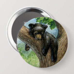 Little Lazy Bear 10 Cm Round Badge