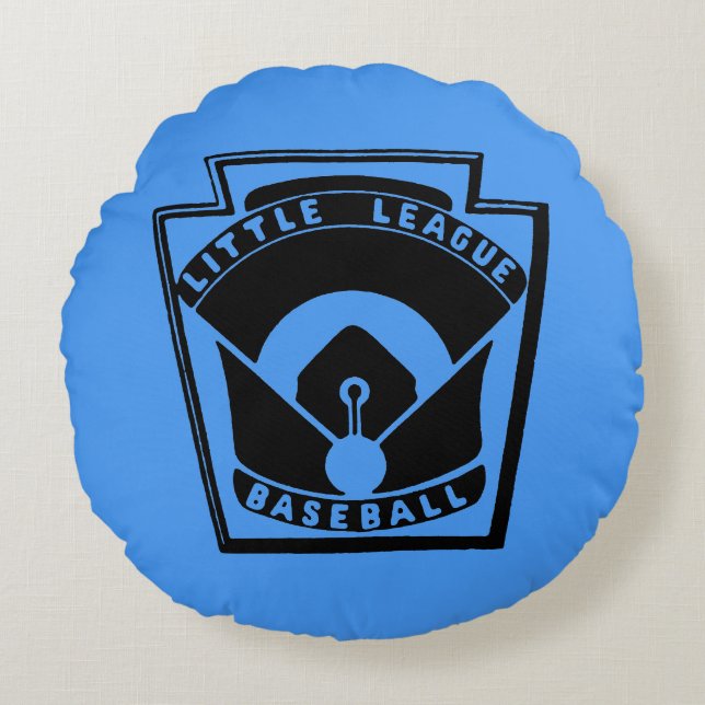 Little League Baseball Round Cushion (Front)