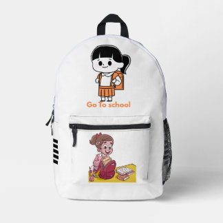 Little Learner's Companion" Printed Backpack
