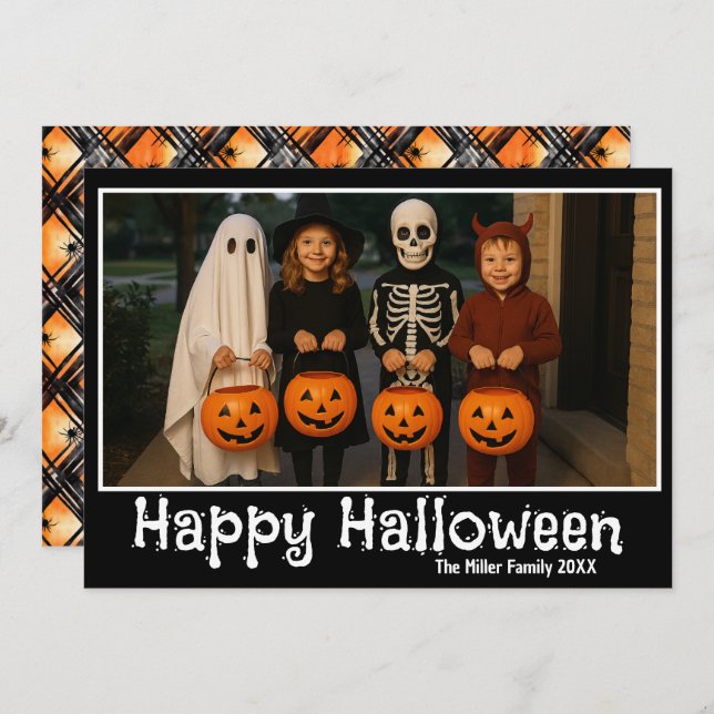 Little Legends of Halloween Night Holiday Card (Front/Back)