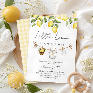 Little Lemon Baby Shower Invitation