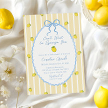 Little Lemon Can't Wait to Squeeze You Baby Shower