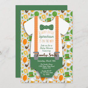 Little Leprechaun Baby Shower Invitation
