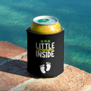 Little Leprechaun Inside Pregnancy Pregnant Mum Can Cooler