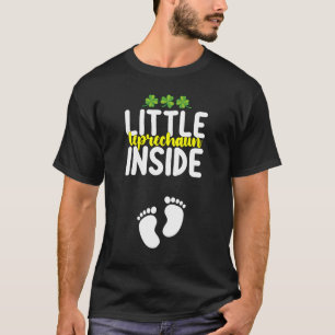 Little Leprechaun Inside Pregnancy Pregnant Mum T-Shirt