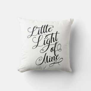 Little Light Of Mine Typography Cushion