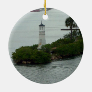 Little Lighthouse Ceramic Tree Decoration