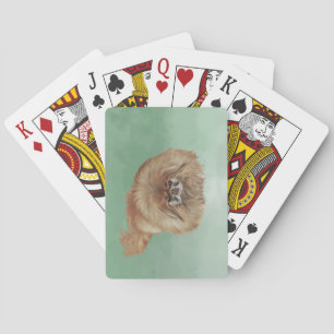 Little Lion Dog Playing Cards