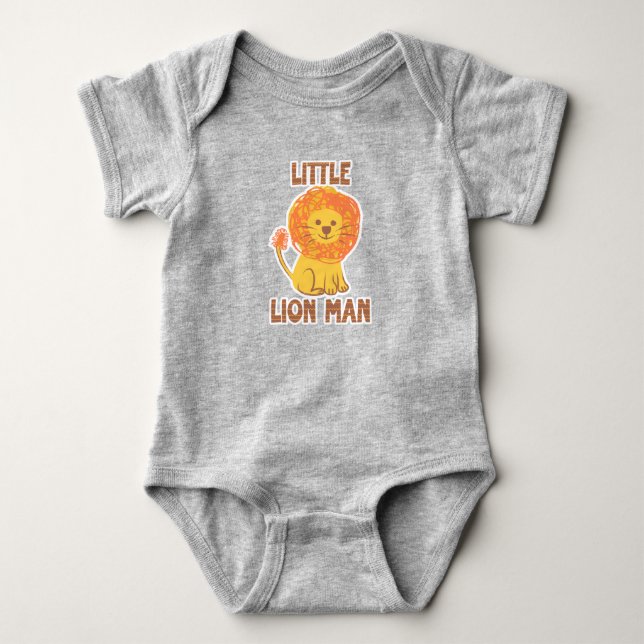 Little Lion Man romper Baby Bodysuit (Front)