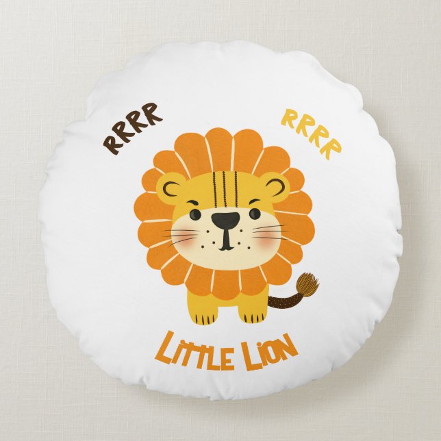 Little lion round cushion (Front)