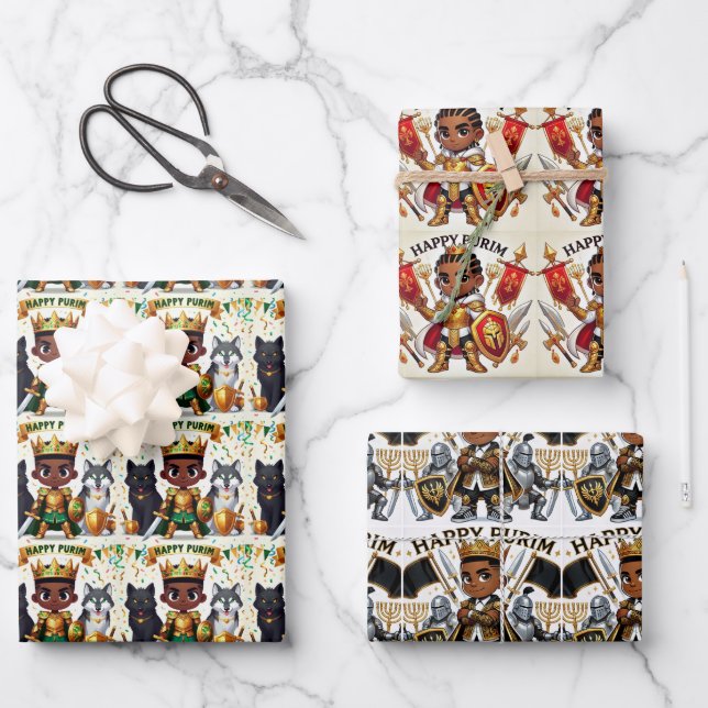 Little Lites Wrapping Paper Sheets (Style2) (Front)