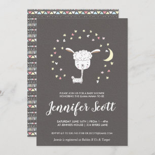 Little Llama Baby Shower Invitation