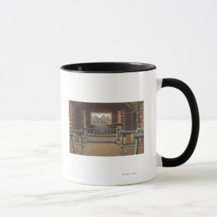 Little Log Church at Snake River View Mug