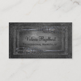 Little Londoner Double Scissors hairstylist Business Card