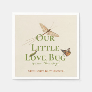 Little Love Bug Baby Shower Gender Neutral Napkin