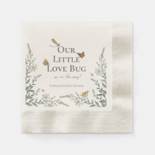 Little Love Bug Baby Shower Gender Neutral Napkin