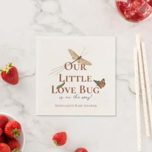 Little Love Bug Baby Shower Gender Neutral Napkin