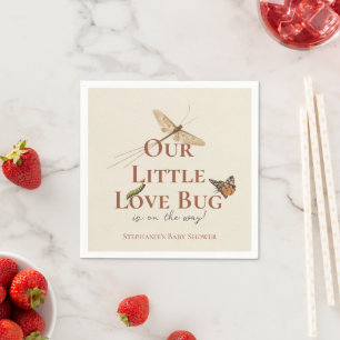 Little Love Bug Baby Shower Gender Neutral Napkin
