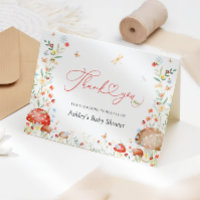 Little Love Bug Garden Baby Shower Thank You