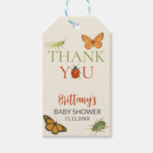 Little Love Bug Insects Baby Shower  Gift Tags