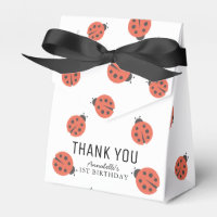 Little Love Bug Ladybug Birthday Favour Box