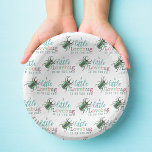 Little Love Bug on the Way Baby Shower Paper Plate<br><div class="desc">For your adorable Little Love Bug themed baby shower, our cute and colourful bowls are a perfect addition! With a watercolor pink goliath beetle with heart details and fun text that reads, "A little lovebug is on the way!", these buggy bowls will make your food tables come to life! Matching...</div>