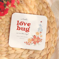 Little Love Bug Retro Girl Baby Shower