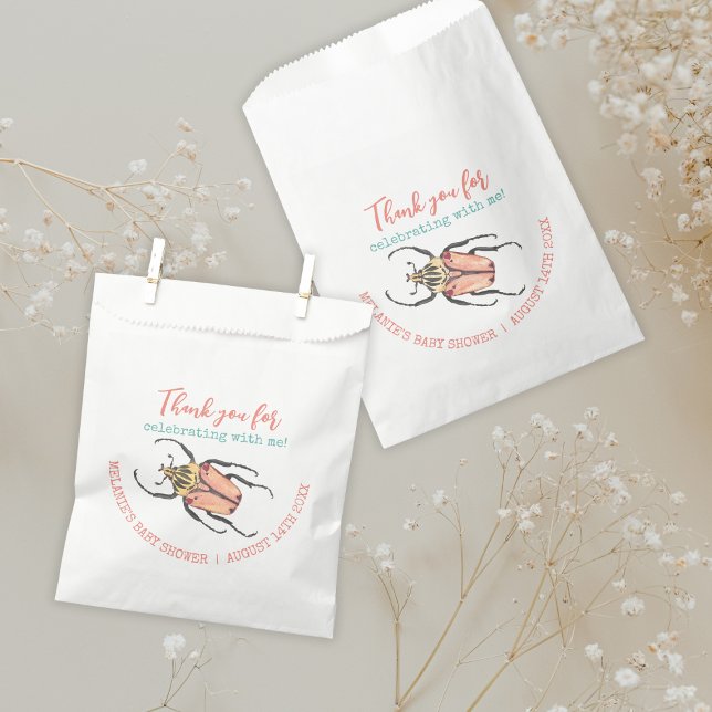 Little Lovebug Baby Shower Thank You Favour Bags (Creator Uploaded)