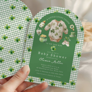 Little Lucky Charm Baby Shower Invitation