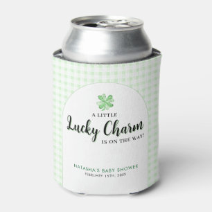 Little Lucky Charm St Patrick's Day Baby Shower Can Cooler