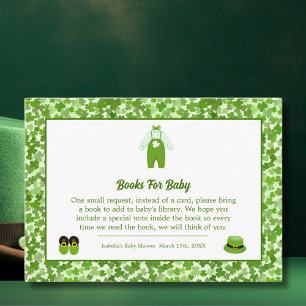 Little Lucky One Shamrock Books For Baby Enclosure Card