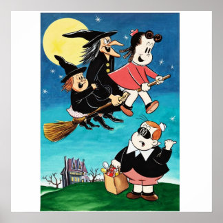 little lulu and the witches poster