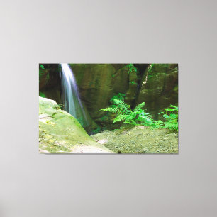 Little Lyons Falls, Mohican State Park, Ohio Canvas Print