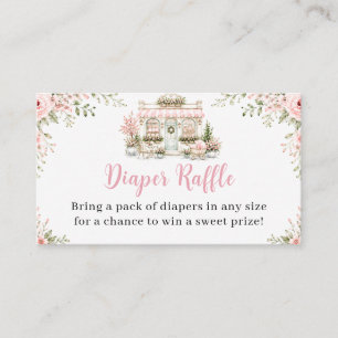 Little Mademoiselle Parisian Diaper Raffle Enclosure Card