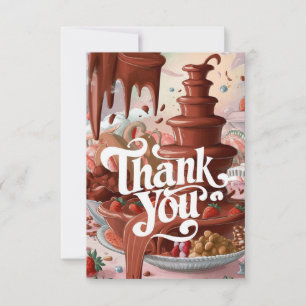 Little Magic Chocolate thank you card