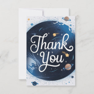 Little Magical Cosmic Celestial Thank You Card