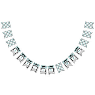 Little man baby mint green grey baby boy shower bunting 