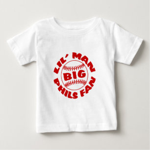 Little Man BIG Phils Fan Baby T-Shirt