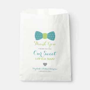 Little Man Bow Tie Favour Bag, Thank You Favour Bags
