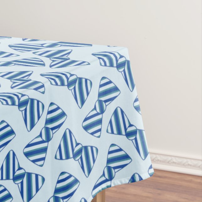 Little Man Boy's 1st Birthday Party Tablecloth (In Situ)