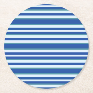 Little Man Boy's Kid Birthday Party Round Paper Coaster