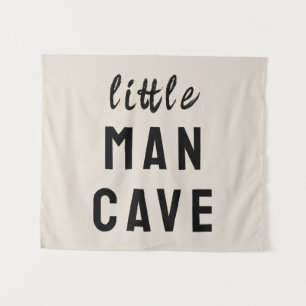 Little Man Cave Boy's Room Nursery Playroom Wall Tapestry