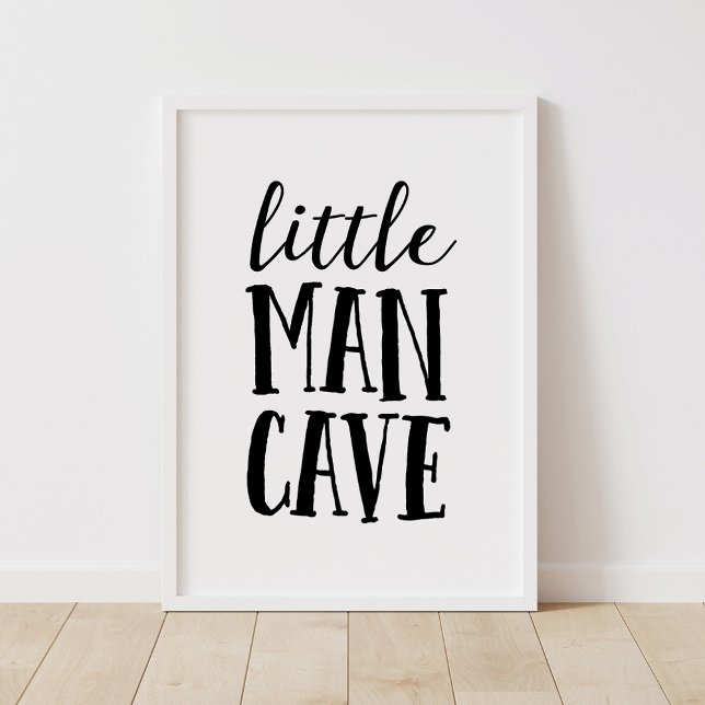 Little Man Cave Woodland Nursery Poster (Creator Uploaded)