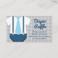 Little Man Diaper Raffle Baby Shower