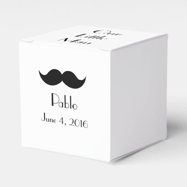 Little Man favour boxes-Customise Box (Front Side)